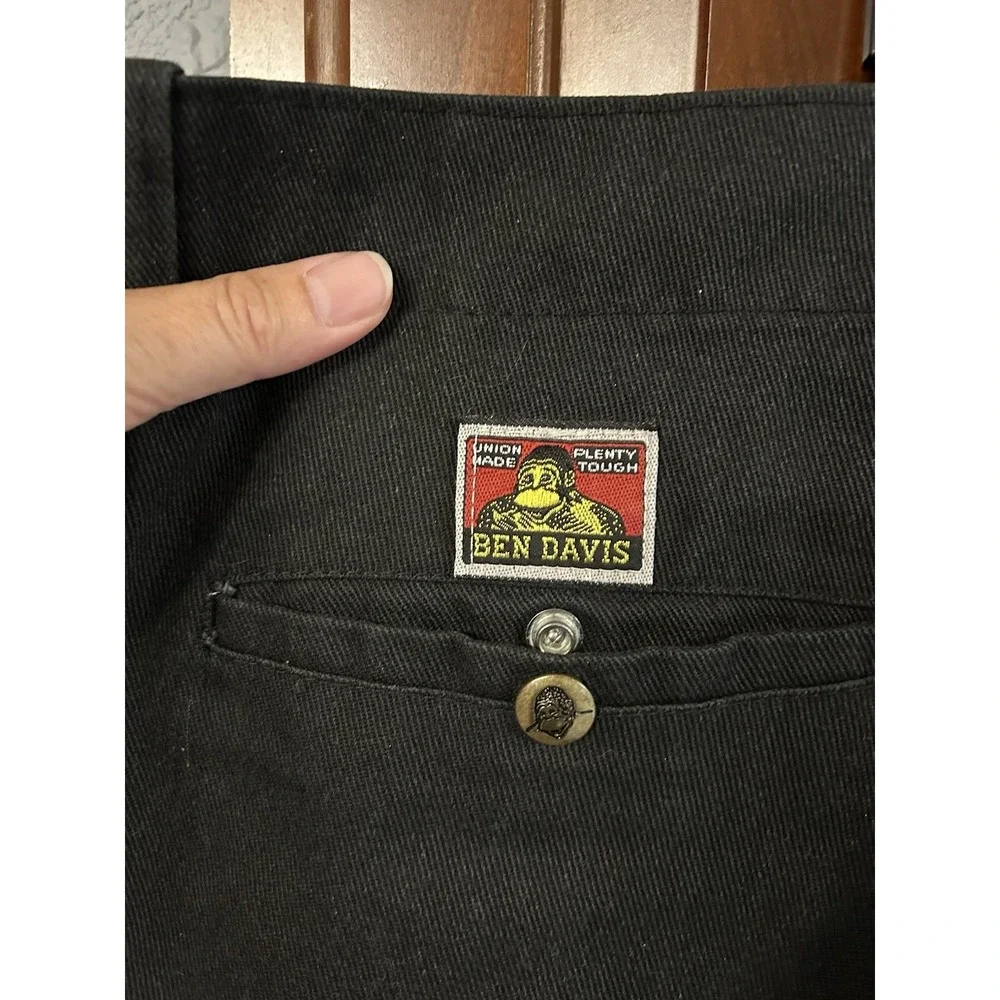 Vintage Ben Davis Jeans Gorilla Cutoff Shorts Super Baggy 90s Y2K Skate Grunge
